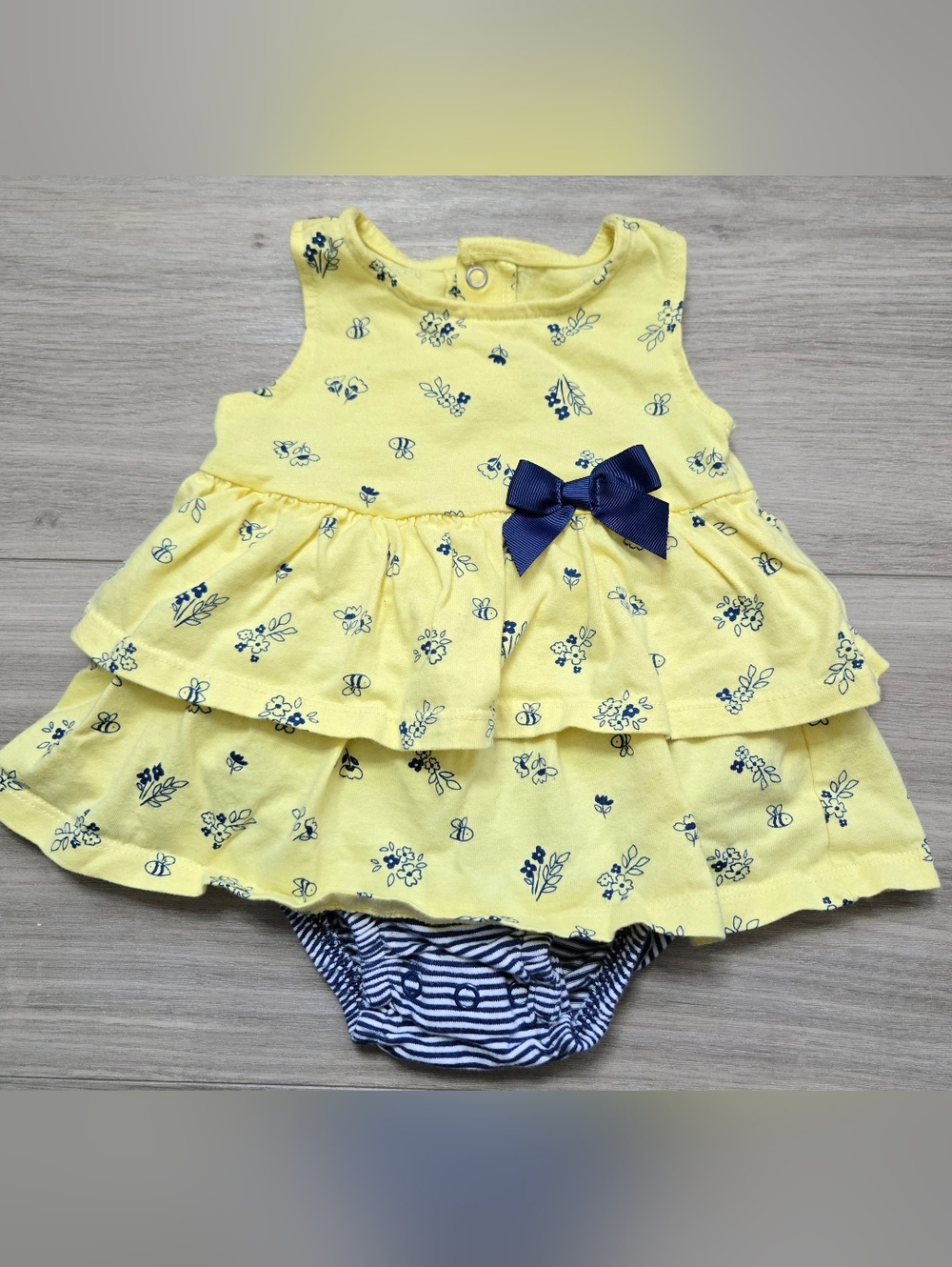 Carters Dress w/ Built In Onesie